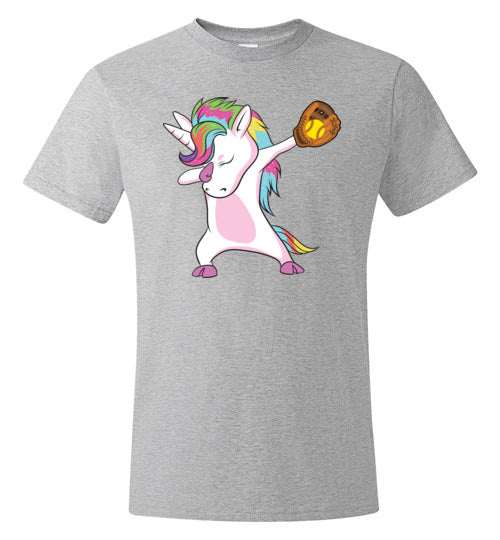 Softball Dabbing Unicorn