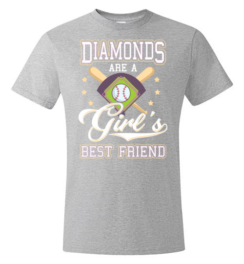 Diamonds Are A Girl's Best Friend Baseball