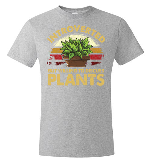 Introverted But Willing To Discuss Plants Colored