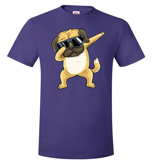 Dabbing Pug With Sunglasses
