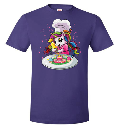 Unicorn Baking Cupcakes