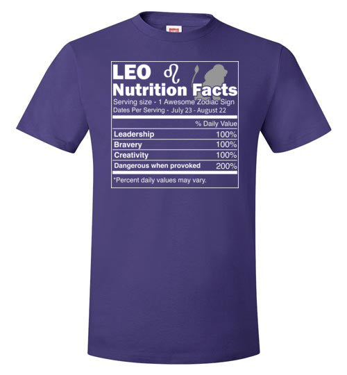 Leo Nutrition Facts