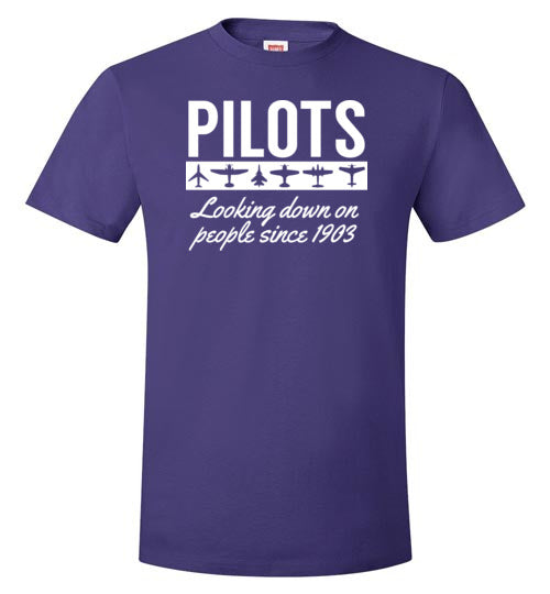 Pilots Looking Down On People