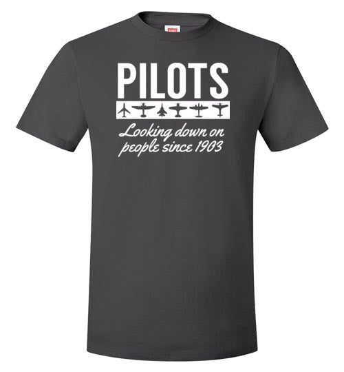 Pilots Looking Down On People