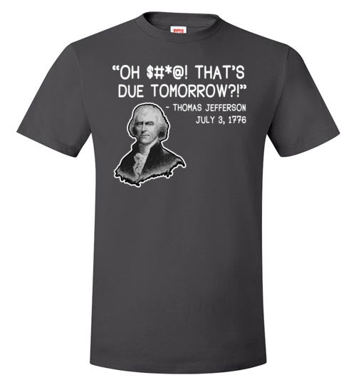 History Thomas Jefferson Due Date