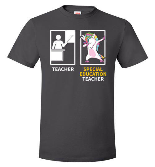 Special Education Teacher Dabbing Unicorn