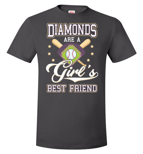 Diamonds Are A Girl's Best Friend Baseball