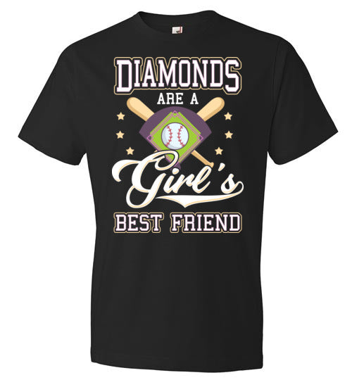 Diamonds Are A Girl's Best Friend Baseball