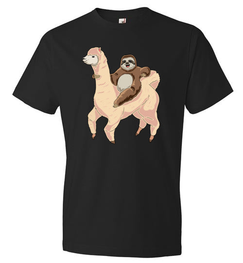 Sloth Riding A Llama