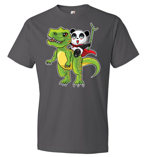 Panda Riding T-Rex Bamboo