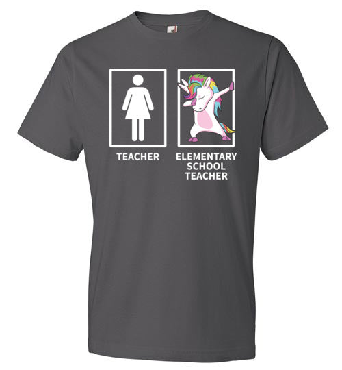 Elementary School Teacher Dabbing Unicorn