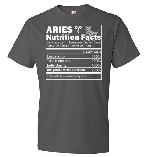 Aries Nutrition Facts
