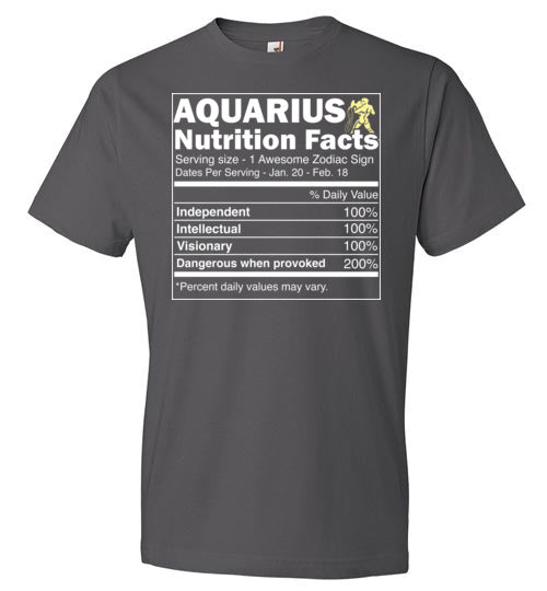 Zodiac Aquarius Nutrition Facts