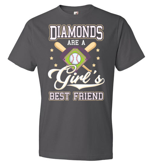 Diamonds Are A Girl's Best Friend Baseball