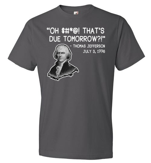 History Thomas Jefferson Due Date