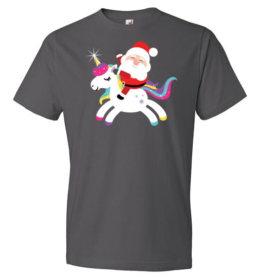 Santa Riding Unicorn