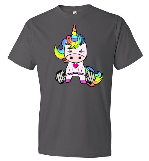 Cute Unicorn Weightlifting