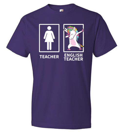 Dabbing Unicorn English Teacher