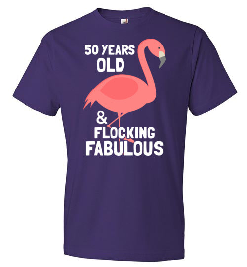 50th Birthday Flamingo Fabulous