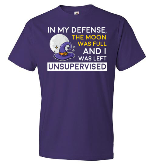 Moon Was Full Left Unsupervised