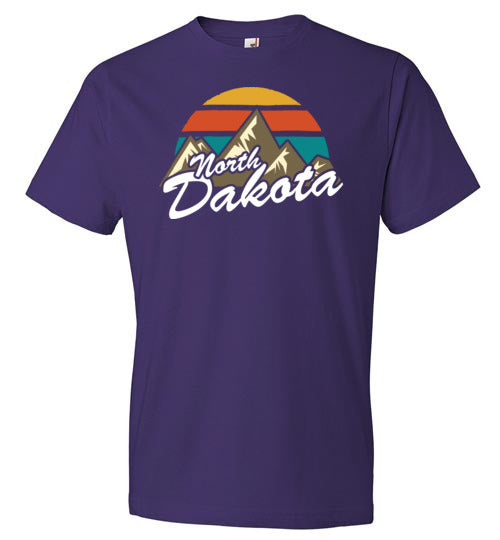 North Dakota Retro Mountains