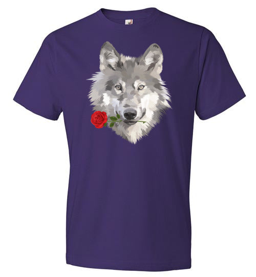 Realistic Wolf Rose Shirt
