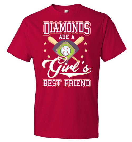 Diamonds Are A Girl's Best Friend Baseball