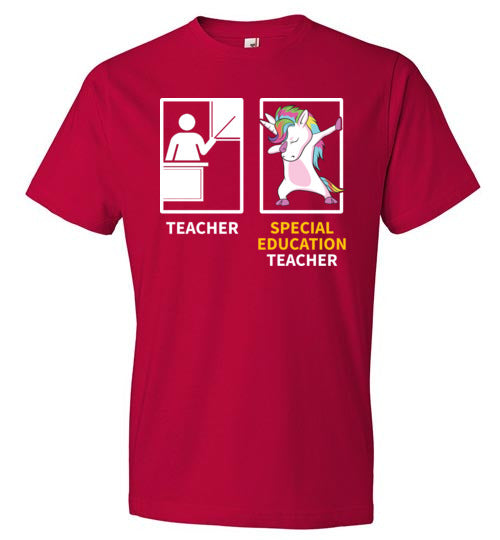 Special Education Teacher Dabbing Unicorn