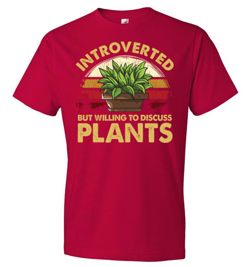 Introverted But Willing To Discuss Plants Colored