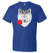 Wolf With Rose T-Shirt