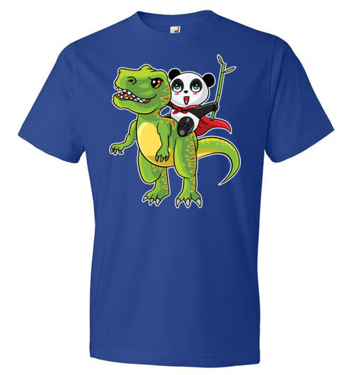 Panda Riding T-Rex Bamboo