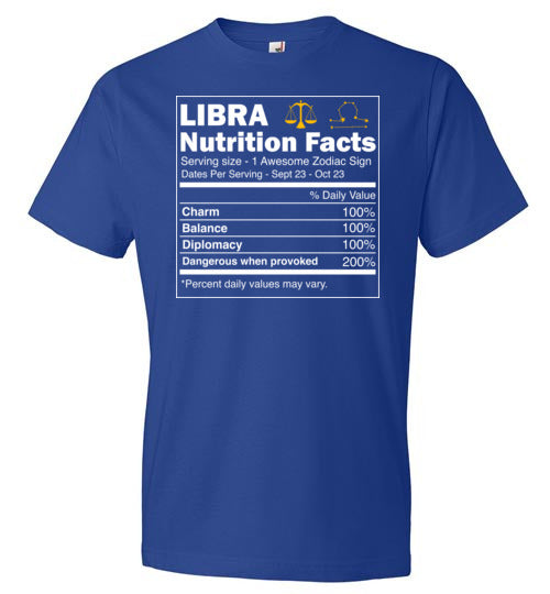 Zodiac Libra Nutrition Facts