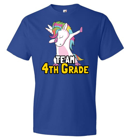 Dabbing Unicorn Team Fourth Grade