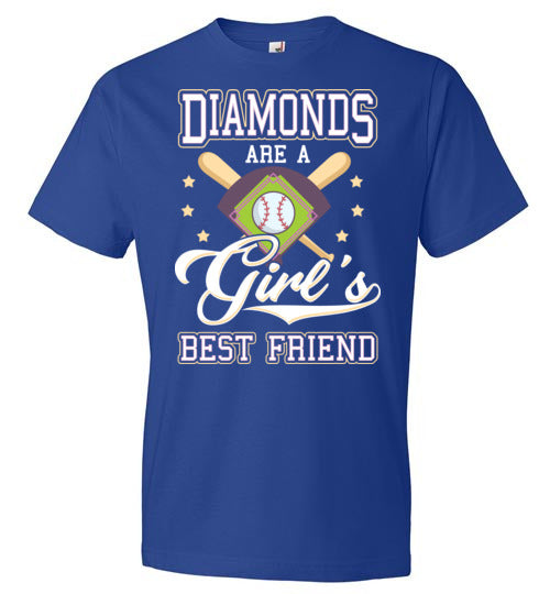 Diamonds Are A Girl's Best Friend Baseball