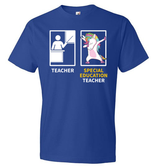Special Education Teacher Dabbing Unicorn