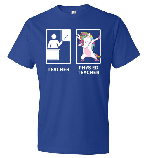 Teacher vs Unicorn Phys Ed Gym Teacher