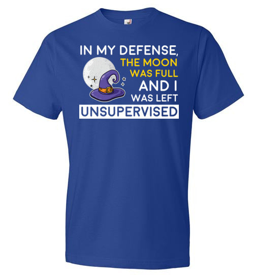 Moon Was Full Left Unsupervised