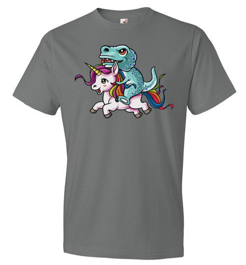 Fancy Cute T-Rex Riding Unicorn
