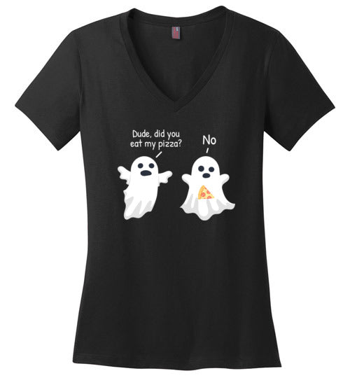 Ghost Pizza V-Neck