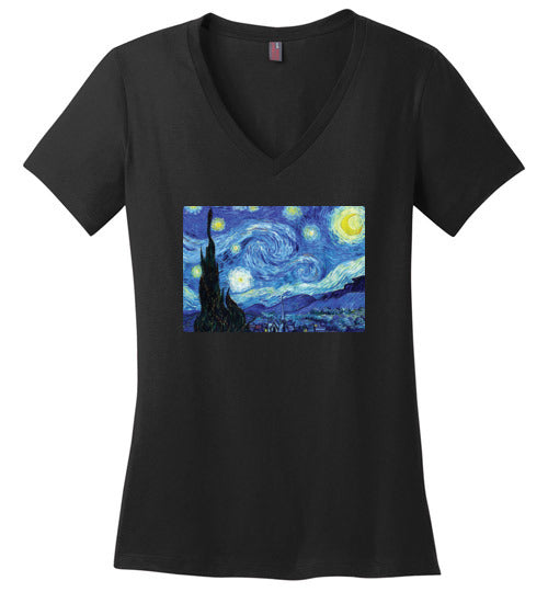 Van Gogh Starry Night V-Neck