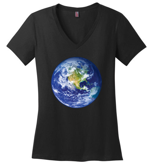 Earth From Space V-Neck