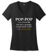 Pop Pop Definition V-Neck