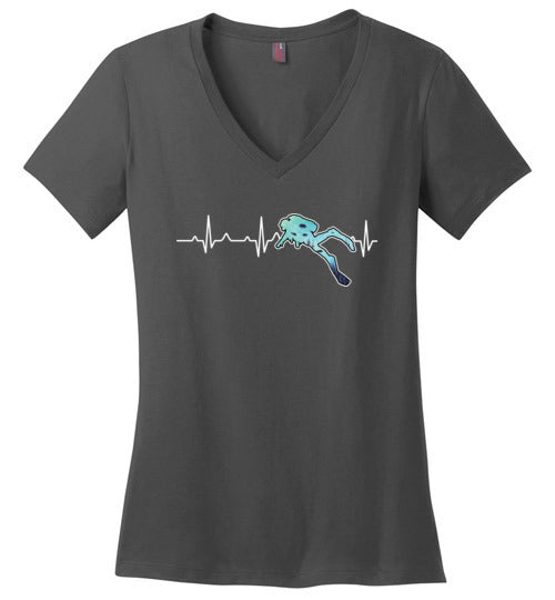 Scuba Heartbeat V-Neck