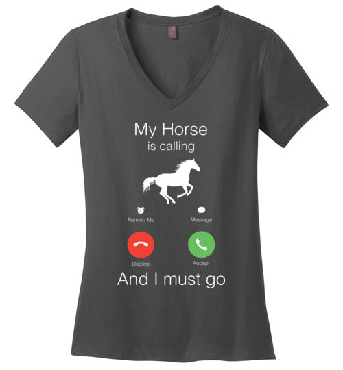 Horse Is Calling V-Neck