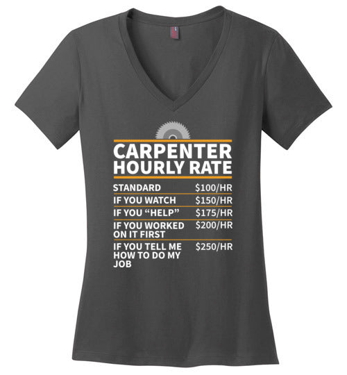 Carpenter Hourly Rate V-Neck
