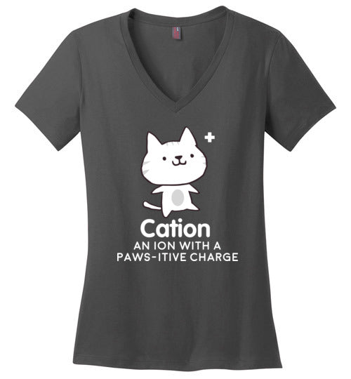 Cation Pawsitive Charge V-Neck