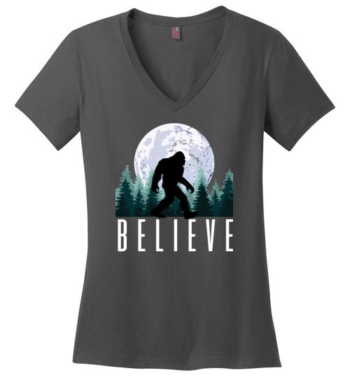 Bigfoot Believe V-Neck