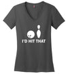Bowling Hit That V-Neck