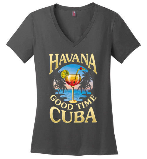 Havana Good Time Cuba V-Neck