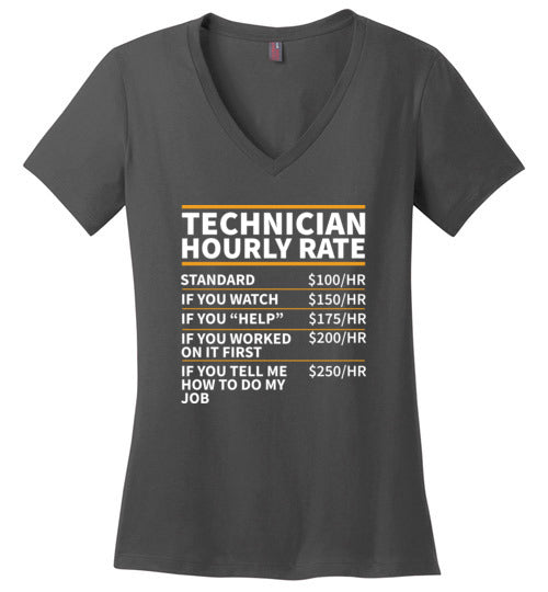 Technician Hourly Rate V-Neck